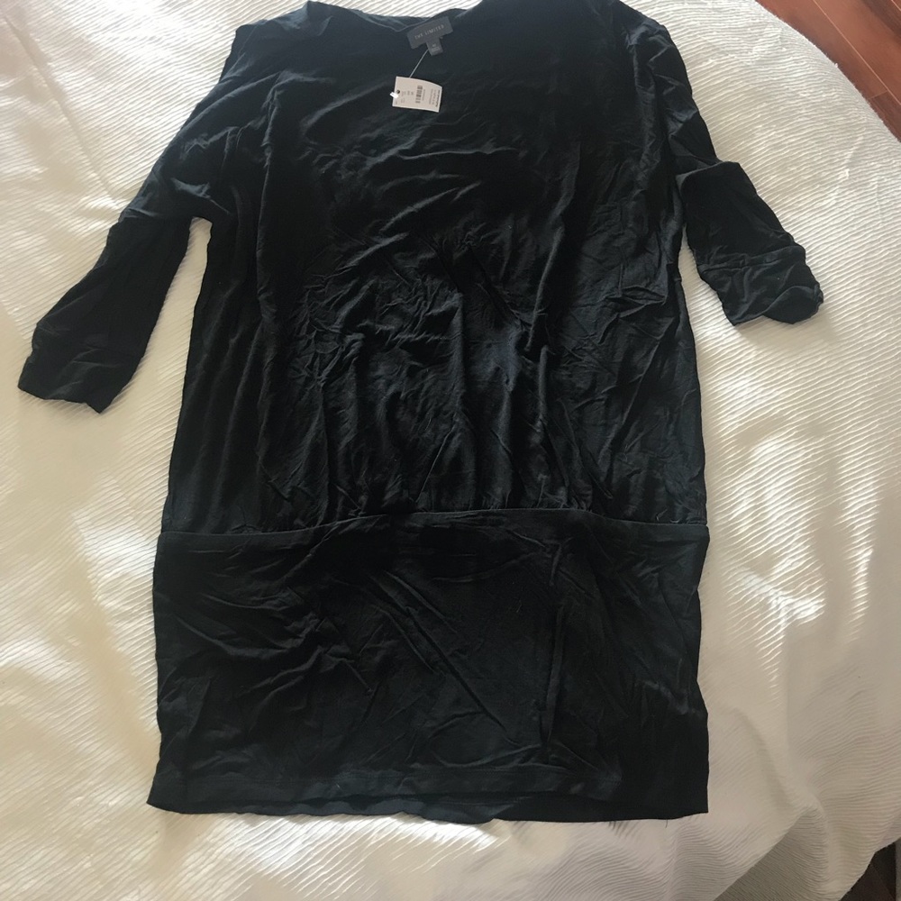 The Limited long black tee